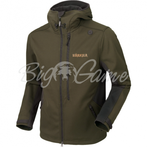 Куртка HARKILA Lagan Jacket цвет Willow green / Deep brown фото 1