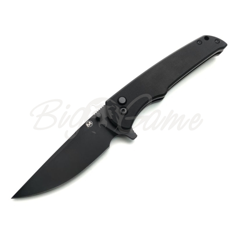 Нож складной полуавтоматический BOKER Blackjay сталь 440A рукоять Стеклотекстолит G10 цв. Черный фото 1