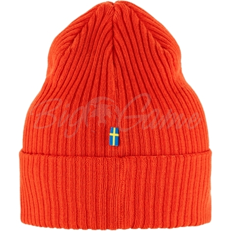 Шапка FJALLRAVEN Rib Hat цвет Flame Orange фото 3