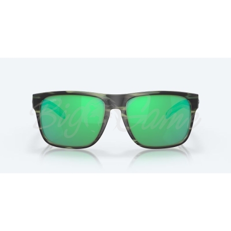 Очки поляризационные COSTA DEL MAR Spearo 580G р. XXL цв. Matte Reef цв. ст. Green Mirror фото 4