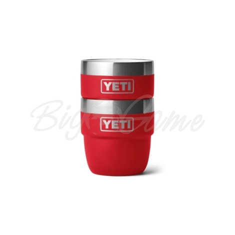 Термочашка YETI Rambler Espresso Stackable Cup (2 шт.) 1 цвет Rescue Red фото 3