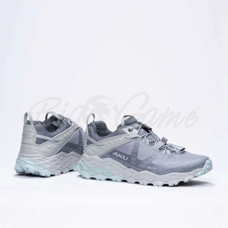 Кроссовки треккинговые AKU WS Flyrock GTX цвет Light Violet / Aqua Green фото 2