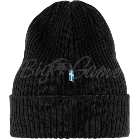 Шапка FJALLRAVEN Rib Hat цвет Black фото 3