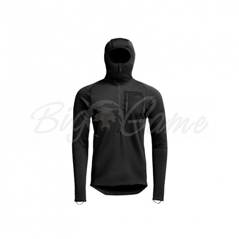Термокофта SITKA Hvy Wt Hoody цвет Black фото 1