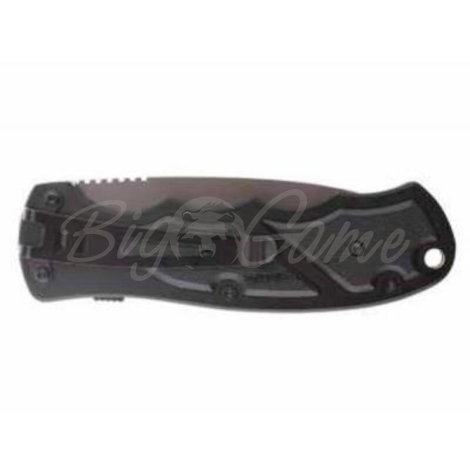 Нож туристический BOKER Magnum Blitz Plain складной, цв. Черный фото 4