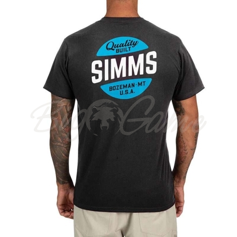 Футболка SIMMS Quality Built Pocket T-Shir цвет Black фото 5