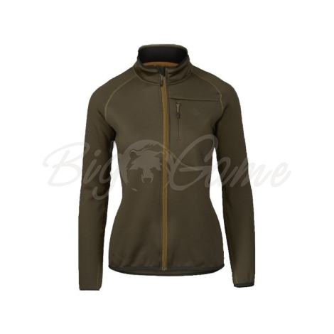 Толстовка SEELAND Hawker full zip fleece Women цвет Pine green фото 1