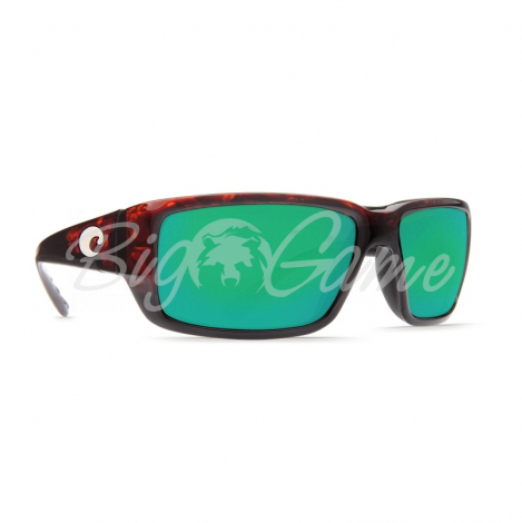 Очки поляризационные COSTA DEL MAR Fantail W580 р. M цв. Tortoise цв. ст. Green Mirror Glass фото 1