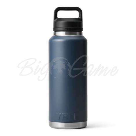 Термос YETI Rambler Bottle Chug Cap 1400 цвет Navy фото 2