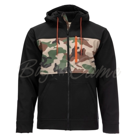 Куртка SIMMS Rogue Hoody цвет CX Woodland Camo фото 1