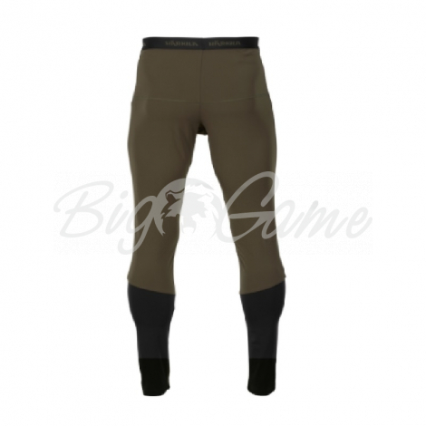 Кальсоны HARKILA Heat Long Johns цвет Willow green / Black фото 2