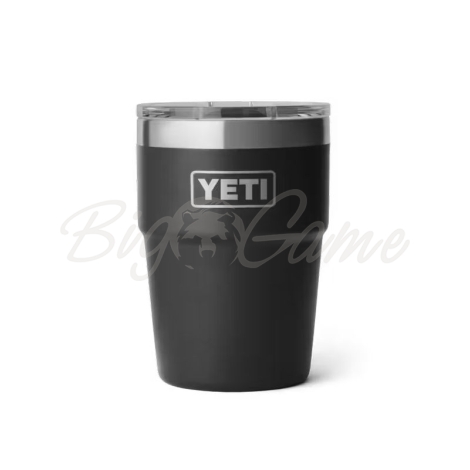 Термостакан YETI Rambler Stackable Cup w/Magslider Lid 475 цвет Black фото 1