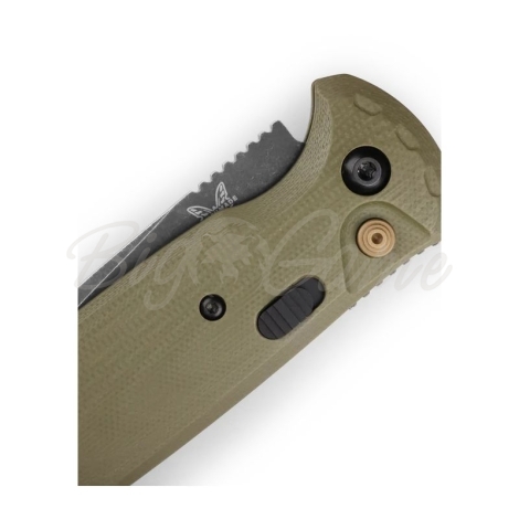 Нож автоматический BENCHMADE CLA Od Green G10 цв. Green фото 2