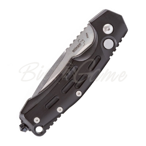 Нож складной BOKER Thunder Storm Auto AUS-8 рукоять черный алюминий фото 2