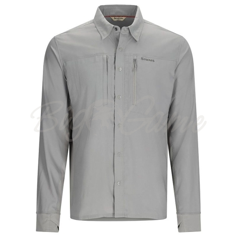 Рубашка SIMMS Intruder BiComp Fishing Shirt цвет Cinder фото 1