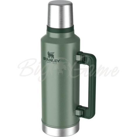 Термос STANLEY Classic 1,9 л (тепло 45 ч / холод 48 ч) цвет тёмно-зелёный фото 2