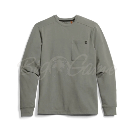 Лонгслив SITKA Foothills LS Crew цвет Field Gray фото 1