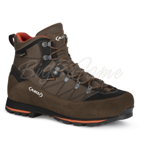 Ботинки треккинговые AKU Trekker L.3 Wide GTX цвет Brown / Orange фото 1