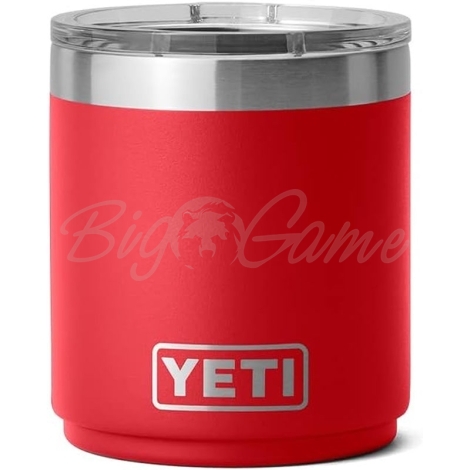 Термостакан YETI Rambler Stackable Lowball 296 цвет Rescue Red фото 3