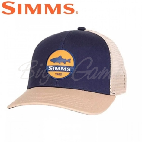 Кепка SIMMS Trout Patch Trucker цвет Navy фото 1