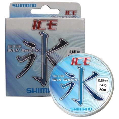 Леска SHIMANO Ice Silkshock 0,14 50 м фото 1