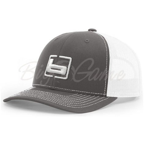 Кепка BANDED Trucker Cap цв. Charcoal / White фото 1