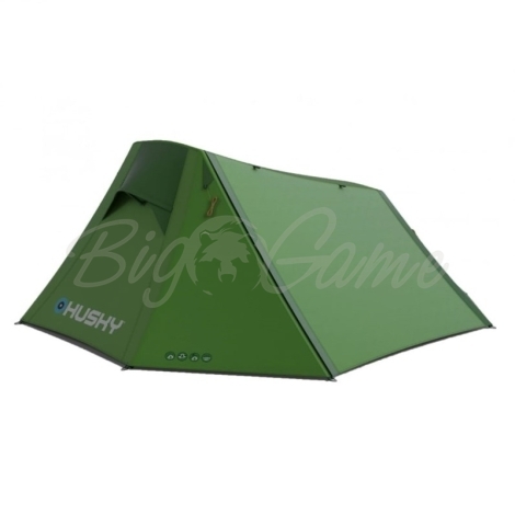 Палатка HUSKY Brunel 2 цвет зеленый фото 1