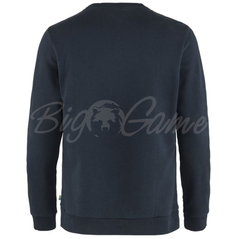 Толстовка FJALLRAVEN Logo Sweater M цвет Dark Navy фото 2