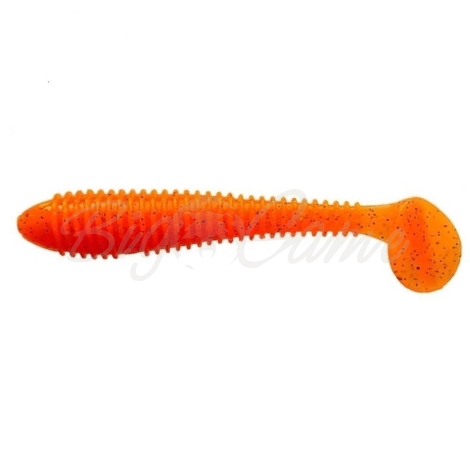Виброхвост CRAZY FISH Vibro Fat 3,2" (5 шт.) зап. кальмар код цв. 18 Carrot фото 1