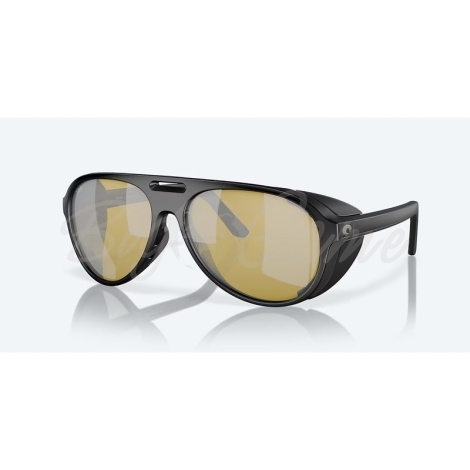Очки поляризационные COSTA DEL MAR Grand Catalina 580G р. XL цв. Matte Black цв. ст. Sunrise Silver Mirror фото 1