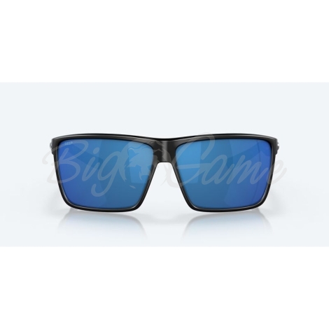 Очки поляризационные COSTA DEL MAR Sampan 580G р. XL цв. Matte Black цв. ст. Blue Mirror фото 4