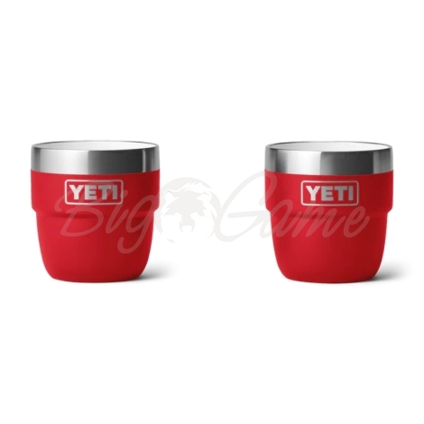 Термочашка YETI Rambler Espresso Stackable Cup (2 шт.) 1 цвет Rescue Red фото 1