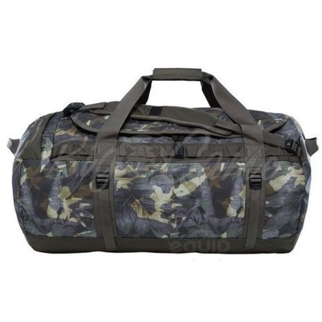 Сумка дорожная THE NORTH FACE Base Camp Duffel S 50 л цвет English Green Tropical/ New Taupe Green фото 1