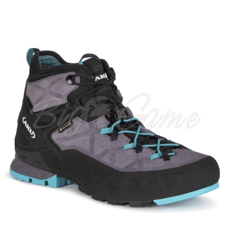 Ботинки горные AKU WS Rock DFS Mid GTX цвет L.Grey / Turquoise фото 1