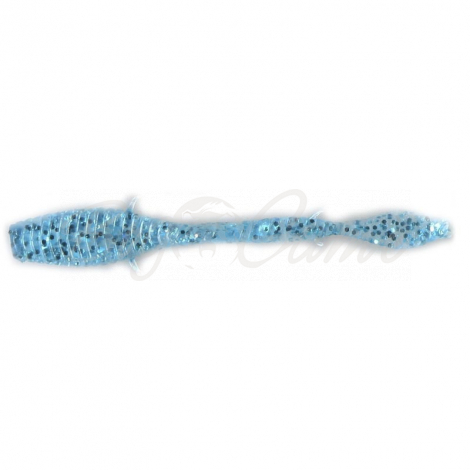 Червь MICROKILLER Ленточник 5,6 см цв. синий флюоресцентный (10 шт.) фото 1