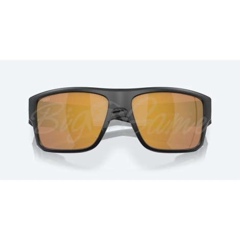 Очки поляризационные COSTA DEL MAR Taxman 580G р. L цв. Matte Black цв. ст. Gold Mirror фото 2