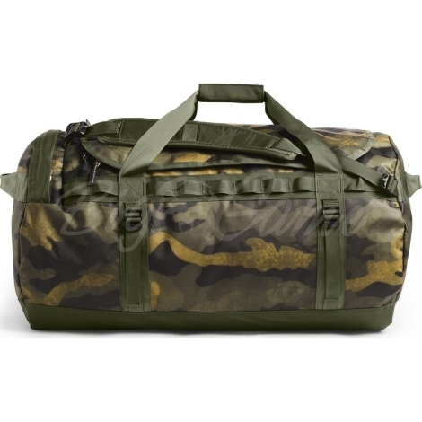 Сумка дорожная THE NORTH FACE Base Camp Duffel M 71 л цвет Burnt Olive Green Waxed Camo фото 1