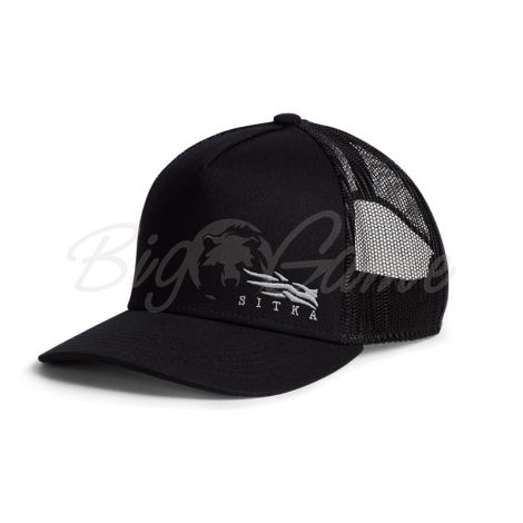 Бейсболка SITKA Badge Icon Mid Pro Trucker цвет Black фото 2