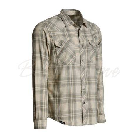 Рубашка KING'S Western Snap Flannel цвет Western Khaki Plaid фото 10