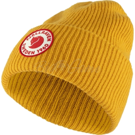Шапка FJALLRAVEN Logo Hat цвет Mustard Yellow фото 1
