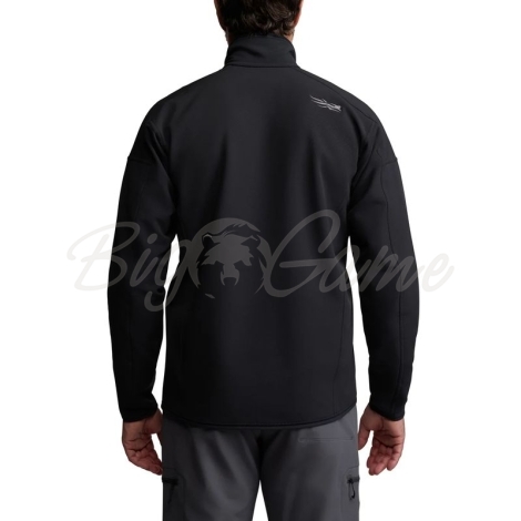 Толстовка SITKA Alpha Fleece 1/4 Zip Pullover цвет Black фото 7