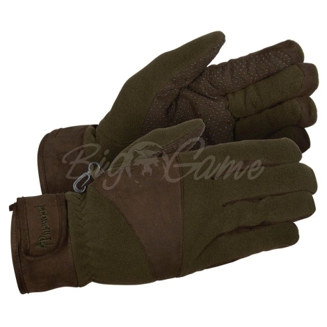 Перчатки PINEWOOD Smaland Hunters Extreme Fleece Glove цвет Hunting Brown / Suede Brown фото 1