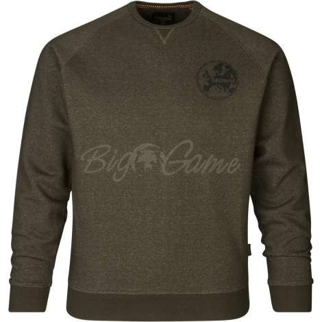 Джемпер SEELAND Key-Point Sweatshirt цвет Pine green melange фото 1