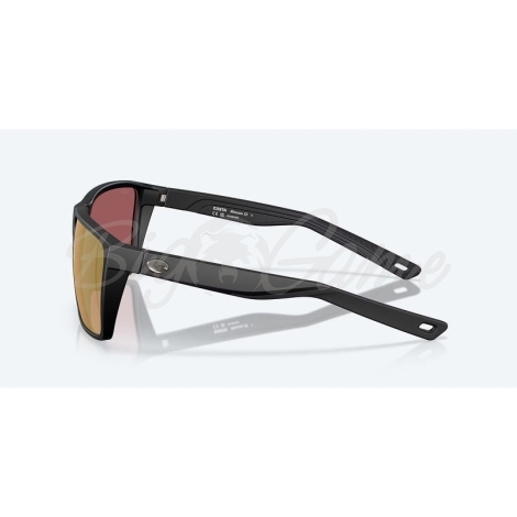 Очки поляризационные COSTA DEL MAR Rincon II 580G р. XL цв. Matte Black цв. ст. Gold Mirror фото 4
