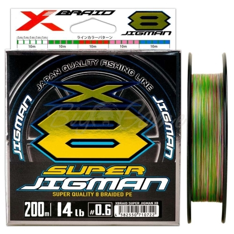 Плетенка YGK X-Braid Super Jigman X8 200 м #0.6 фото 1