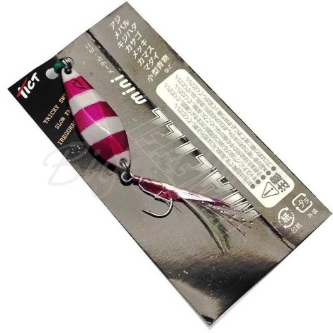 Блесна колеблющаяся TICT Maetel Mini 5 г цв. zebra pink фото 1