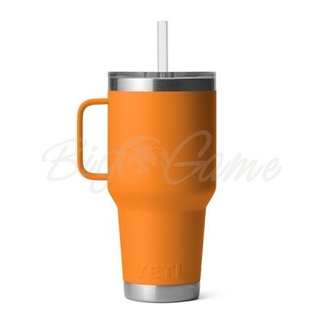 Термокружка YETI Rambler Straw Mug 994 цвет King Crab Orange фото 2