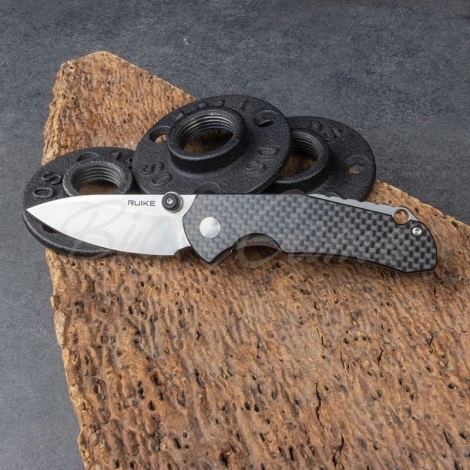 Нож складной RUIKE Knife P671-CB цв. Черный фото 6