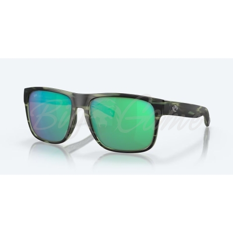 Очки поляризационные COSTA DEL MAR Spearo 580G р. XXL цв. Matte Reef цв. ст. Green Mirror фото 1