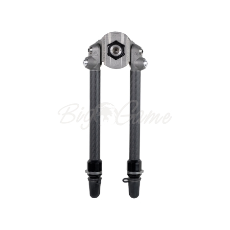 Сошка BACKLANZ Carbon Bipod Notched + Universal Mounting Bracket фото 1